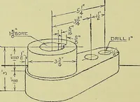 An illustration from Mechanical drawing for secondary schools (1916)