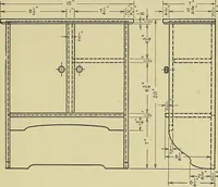 An illustration from Mechanical drawing for secondary schools (1916)
