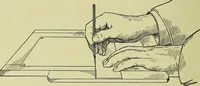 An illustration from Mechanical drawing for secondary schools (1916)