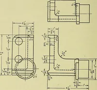 An illustration from Mechanical drawing for secondary schools (1916)