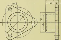 An illustration from Mechanical drawing for secondary schools (1916)