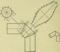 An illustration from Mechanical drawing for secondary schools (1916)