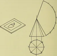 An illustration from Mechanical drawing for secondary schools (1916)