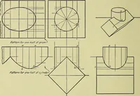 An illustration from Mechanical drawing for secondary schools (1916)