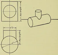 An illustration from Mechanical drawing for secondary schools (1916)