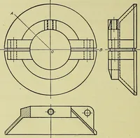 An illustration from Mechanical drawing for secondary schools (1916)