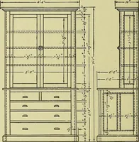 An illustration from Mechanical drawing for secondary schools (1916)