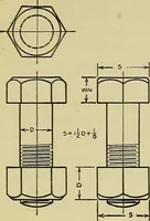 An illustration from Mechanical drawing for secondary schools (1916)