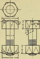 An illustration from Mechanical drawing for secondary schools (1916)