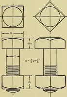 An illustration from Mechanical drawing for secondary schools (1916)