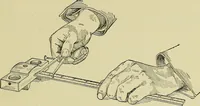 An illustration from Mechanical drawing for secondary schools (1916)