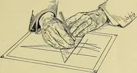 An illustration from Mechanical drawing for secondary schools (1916)