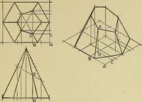 An illustration from Mechanical drawing for secondary schools (1916)