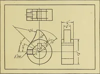 An illustration from Mechanical drawing for secondary schools (1916)