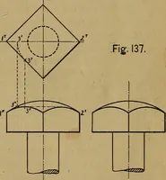 An illustration from Mechanical drawing : a manual for teachers and students (1902)