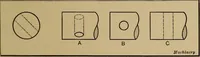 An illustration from Mechanical drawing; a treatise on the drawing of mechanical and machine details (1920)