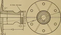 An illustration from Mechanical drawing; a treatise on the drawing of mechanical and machine details (1920)