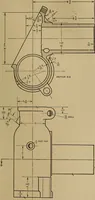 An illustration from Mechanical drawing; a treatise on the drawing of mechanical and machine details (1920)