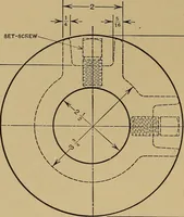 An illustration from Mechanical drawing; a treatise on the drawing of mechanical and machine details (1920)