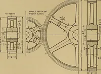 An illustration from Mechanical drawing; a treatise on the drawing of mechanical and machine details (1920)
