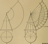 An illustration from Mechanical drawing; a treatise on the drawing of mechanical and machine details (1920)