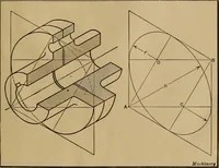 An illustration from Mechanical drawing; a treatise on the drawing of mechanical and machine details (1920)