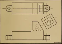 An illustration from Mechanical drawing; a treatise on the drawing of mechanical and machine details (1920)