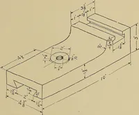 An illustration from Mechanical drawing for industrial and high schools (1917)