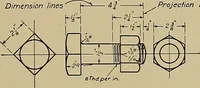 An illustration from Mechanical drawing for industrial and high schools (1917)