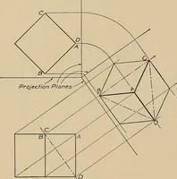 An illustration from Mechanical drawing for industrial and high schools (1917)