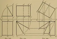 An illustration from Mechanical drawing. Elementary and advanced (1910)