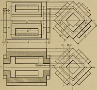 An illustration from Mechanical drawing. Elementary and advanced (1910)