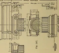 An illustration from Mechanical drawing. Elementary and advanced (1910)