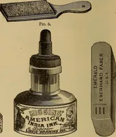An illustration from Mechanical drawing. Elementary and advanced (1910)