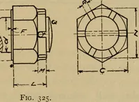 An illustration from Mechanical drawing. Elementary and advanced (1910)
