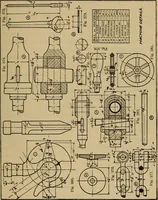 An illustration from Mechanical drawing. Elementary and advanced (1910)