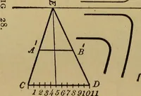 An illustration from Mechanical drawing. Elementary and advanced (1910)