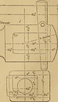 Picture 108 of 242 from Mechanical drawing self-taught: comprising instructions in the selection and preparation of drawing instruments. Elementary instruction in practical mechanical drawing. Together with examples in simple geometry and elementary mechanism, including screw threads, gear wheels, mechanical motions, engines and boilers (1889), leaf 172