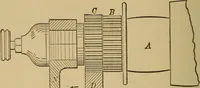 Picture 137 of 242 from Mechanical drawing self-taught: comprising instructions in the selection and preparation of drawing instruments. Elementary instruction in practical mechanical drawing. Together with examples in simple geometry and elementary mechanism, including screw threads, gear wheels, mechanical motions, engines and boilers (1889), leaf 221