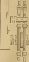 An illustration from Mechanical drawing self-taught: comprising instructions in the selection and preparation of drawing instruments. Elementary instruction in practical mechanical drawing. Together with examples in simple geometry and elementary mechanism, including screw threads, gear wheels, mechanical motions, engines and boilers (1889)