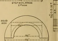 Picture 199 of 242 from Mechanical drawing self-taught: comprising instructions in the selection and preparation of drawing instruments. Elementary instruction in practical mechanical drawing. Together with examples in simple geometry and elementary mechanism, including screw threads, gear wheels, mechanical motions, engines and boilers (1889), leaf 317