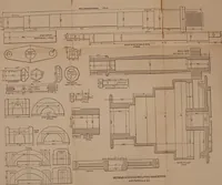 Picture 202 of 242 from Mechanical drawing self-taught: comprising instructions in the selection and preparation of drawing instruments. Elementary instruction in practical mechanical drawing. Together with examples in simple geometry and elementary mechanism, including screw threads, gear wheels, mechanical motions, engines and boilers (1889), leaf 320