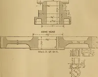 Picture 205 of 242 from Mechanical drawing self-taught: comprising instructions in the selection and preparation of drawing instruments. Elementary instruction in practical mechanical drawing. Together with examples in simple geometry and elementary mechanism, including screw threads, gear wheels, mechanical motions, engines and boilers (1889), leaf 322