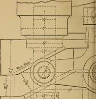Picture 230 of 242 from Mechanical drawing self-taught: comprising instructions in the selection and preparation of drawing instruments. Elementary instruction in practical mechanical drawing. Together with examples in simple geometry and elementary mechanism, including screw threads, gear wheels, mechanical motions, engines and boilers (1889), leaf 375