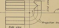 An illustration from Mechanical drawing for trade schools (1911)