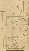 An illustration from Mechanical drawing self-taught: comprising instructions in the selection and preparation of drawing instruments, elementary instruction in practical mechanical drawing together with examples in simple geometry and elementary mechanism, including screw threads, gear wheels, mechanical motions, engines and boilers (1883)