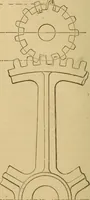 An illustration from Mechanical drawing self-taught: comprising instructions in the selection and preparation of drawing instruments, elementary instruction in practical mechanical drawing together with examples in simple geometry and elementary mechanism, including screw threads, gear wheels, mechanical motions, engines and boilers (1883)