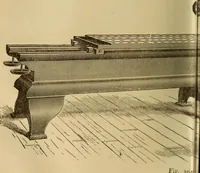 An illustration from Mechanical drawing self-taught: comprising instructions in the selection and preparation of drawing instruments, elementary instruction in practical mechanical drawing together with examples in simple geometry and elementary mechanism, including screw threads, gear wheels, mechanical motions, engines and boilers (1883)