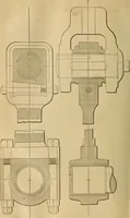 An illustration from Mechanical drawing self-taught: comprising instructions in the selection and preparation of drawing instruments, elementary instruction in practical mechanical drawing together with examples in simple geometry and elementary mechanism, including screw threads, gear wheels, mechanical motions, engines and boilers (1883)
