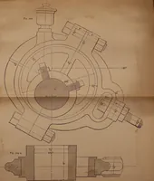 An illustration from Mechanical drawing self-taught: comprising instructions in the selection and preparation of drawing instruments, elementary instruction in practical mechanical drawing together with examples in simple geometry and elementary mechanism, including screw threads, gear wheels, mechanical motions, engines and boilers (1883)
